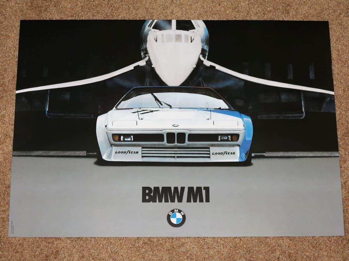 Vintage BMW M1 ad.
