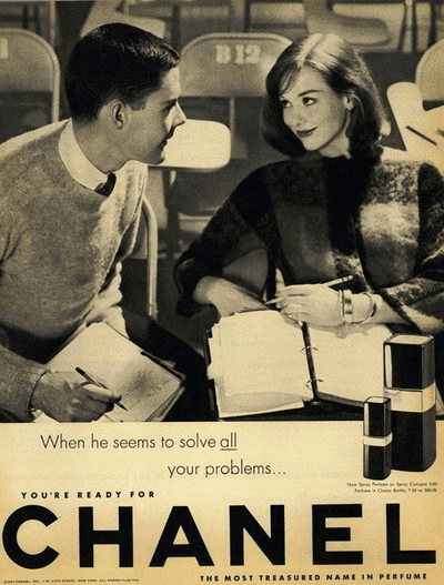 Vintage Chanel ad.