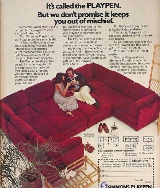 Playpen product ad.